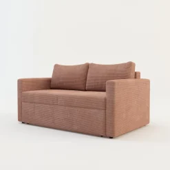 Sofy|Sofy| Sofa rozkładana sztruksowa różowa SOFI