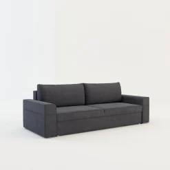 Mavik Sofa szara z kieszenią LOLLY