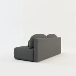 Sofy|inny Sofa sztruksowa ciemnoszara SUN