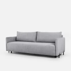 Sofy|inny Sofa sztruksowa jasnoszara SORRENTO NEW