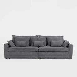 Instilo Sofa sztruksowa rozkładana podwójnie EVORA