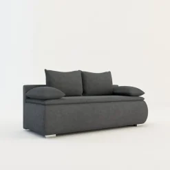 Sofa sztruksowa szara LIVSI