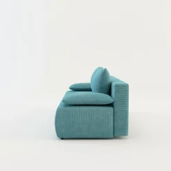 Sofy|Milo Sofa sztruksowa turkusowa LIBIA