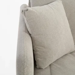 Sofa trzyosobowa szara BRIG