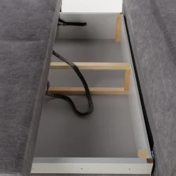 Sofy| Sofa trzyosobowa szara DARWIN