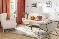 Impresti Sofa uszak boucle kremowa MOREN