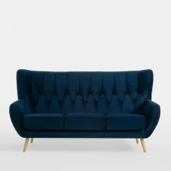 Impresti Sofa uszak 3-osobowa ciemnoniebieska KELSO