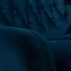 Sofy|Impresti Sofa uszak 2-osobowa ciemnoniebieska KELSO