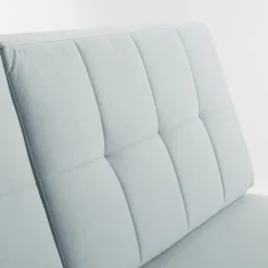 Sofa welurowa błękitna LILI