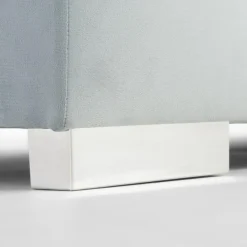 Sofa welurowa błękitna LILI