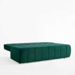 Sofa welurowa butelkowa zieleń ISOLA NEW