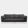 FN Design Sofa welurowa ciemnoszara VOCAL
