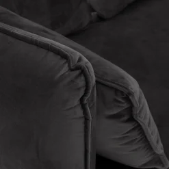 FN Design Sofa welurowa ciemnoszara VOCAL