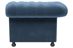 Inspire Sofa welurowa granatowa CHESTER