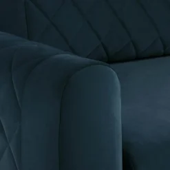 inny Sofa welurowa granatowa ROMA