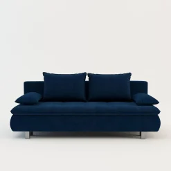 Sofy| Sofa welurowa granatowa VERDE