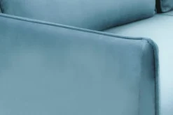 Sofa welurowa jasnoniebieska KIOTO