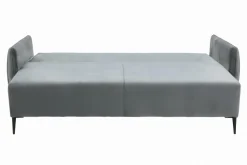 Sofa welurowa jasnoszara KIOTO