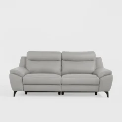 Trend Line Sofa z funkcją relaks skórzana PERLE