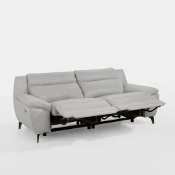 Trend Line Sofa z funkcją relaks skórzana PERLE