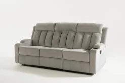 Sofa z funkcją relaks szara KAVERNO