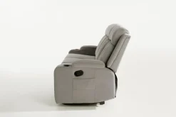 Sofa z funkcją relaks szara KAVERNO