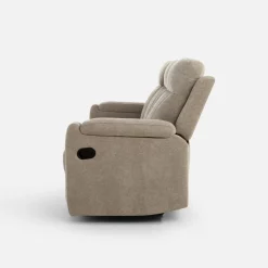 Sofa z funkcją relaksu beżowa ZAVIT