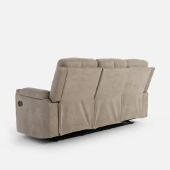 Sofa z funkcją relaksu beżowa ZAVIT