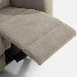 Sofa z funkcją relaksu beżowa ZAVIT