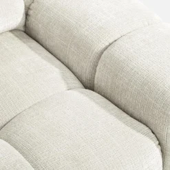 Sofy|Werdomo Sofa z regulowanym siedziskiem jasnobeżowa CAMPILE