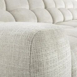 Sofy|Werdomo Sofa z regulowanym siedziskiem jasnobeżowa CAMPILE