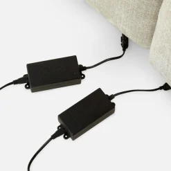 Sofy|Werdomo Sofa z regulowanym siedziskiem jasnobeżowa CAMPILE