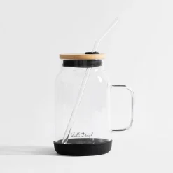 inny Słoik ze słomką do napojów Fuori 600 ml