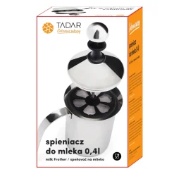 Przybory Kuchenne| Spieniacz tłokowy do mleka 400 ml