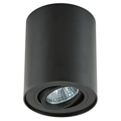 Zumaline Spot natynkowy czarny RONDOC 9,3 cm