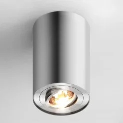 Spoty Natynkowe|Zumaline Spot natynkowy z regulacją srebrny RONDOO