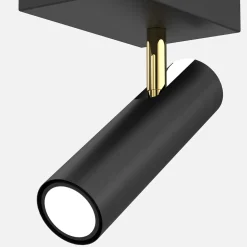 Luminex Spot regulowany reflektor czarno-złoty AXION