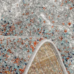 Dywany Z Krótkim Włosiem|inny Srebrny dywan retro ADALYA, 160x230 cm