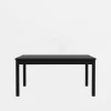 Stoły|FORTE Stół rozkładany czarny 160-207 cm