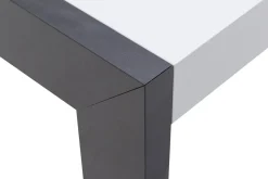 Stół rozkładany IMPERIA połysk biały / grafit