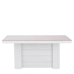 Stół rozkładany KOLOS II połysk cappucino / biały