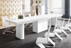 Stół rozkładany KOLOS MAT biały