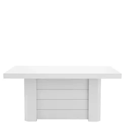 Stół rozkładany KOLOS połysk biały