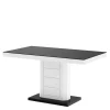 Stół rozkładany LIMENA połysk czarny / biały