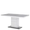 Stół rozkładany LIMENA połysk szary / biały