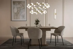 Stoły|FORTE Stół rozkładany na kolumnie 160-200 cm