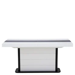 Stoły| Stół rozkładany PIANOSA połysk biały / czarny