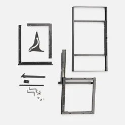 VORTUNG Stelaż do cargo narożnego, lewostronny, highclass grey