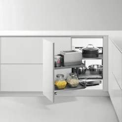 VORTUNG Stelaż do cargo narożnego, lewostronny, highclass grey