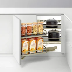 VORTUNG Stelaż do cargo narożnego, lewostronny, champagne gold